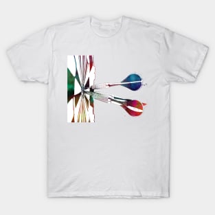 darts sport art #darts #sport T-Shirt